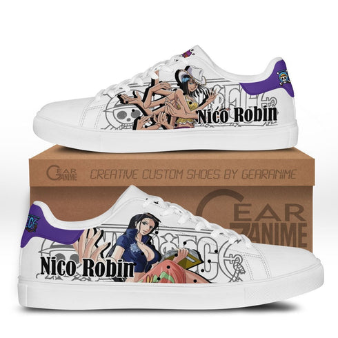 Nico Robin Skate Sneakers Custom Anime OP -kengät